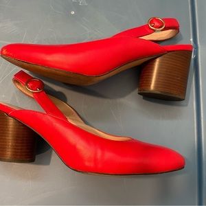 J. Crew slingback pumps size 8